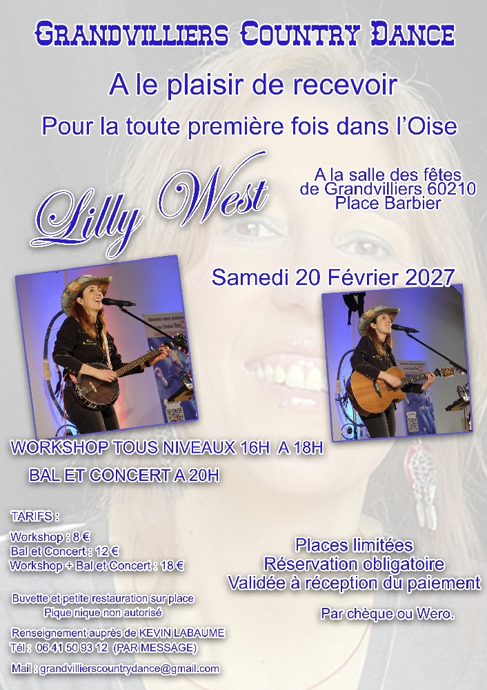 Photo concert Workshop & Concert de Lilly West dans l'Oise Grandvilliers Lilly West