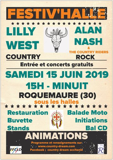 Photo concert Festiv'Halle avec Concert de Lilly WEST Roquemaure Lilly West