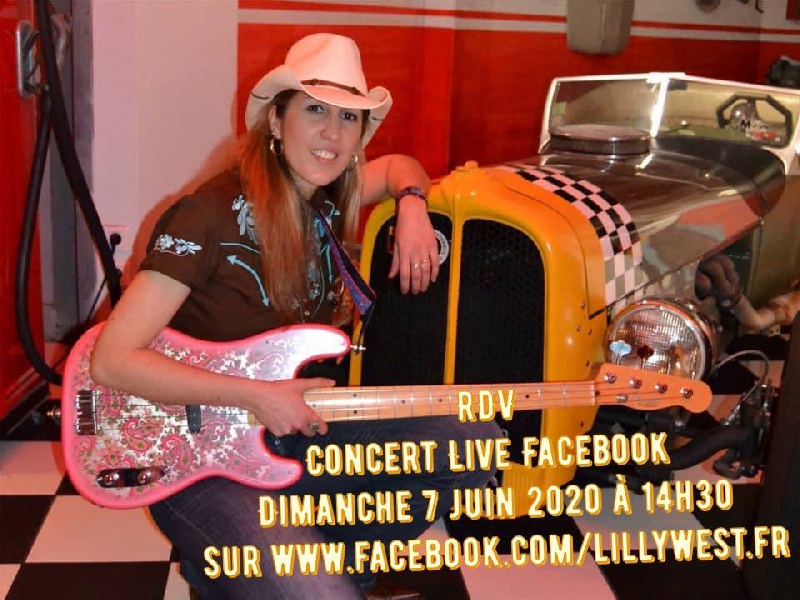 Photo concert Concert Facebook en direct de Lilly West Jullianges Lilly West