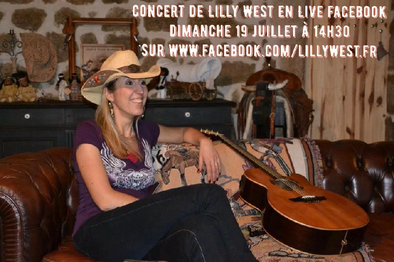 Photo concert Concert de Lilly West, en direct de Facebook Jullianges Lilly West