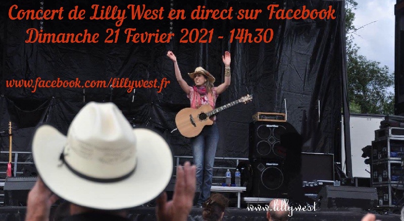 Photo concert Concert de Lilly West en direct sur Facebook Jullianges Lilly West