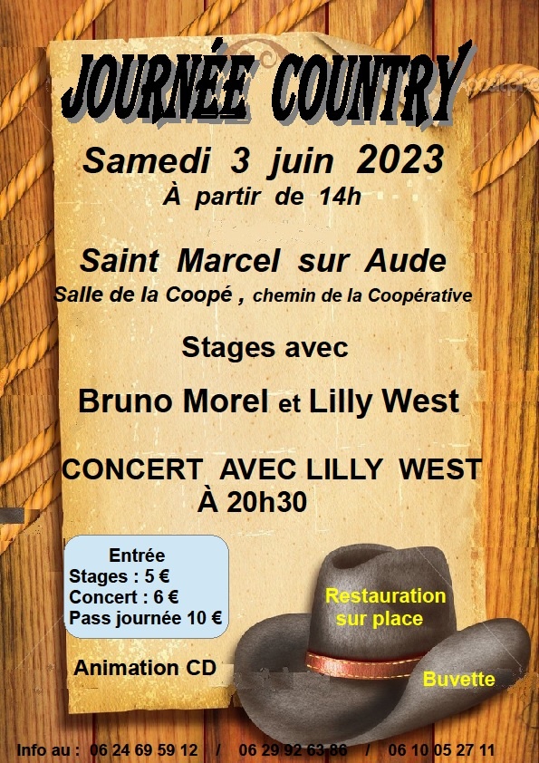 Photo concert Stage & Concert Country avec Lilly West à Saint-Marcel-sur-Aude Marcorignan Lilly West