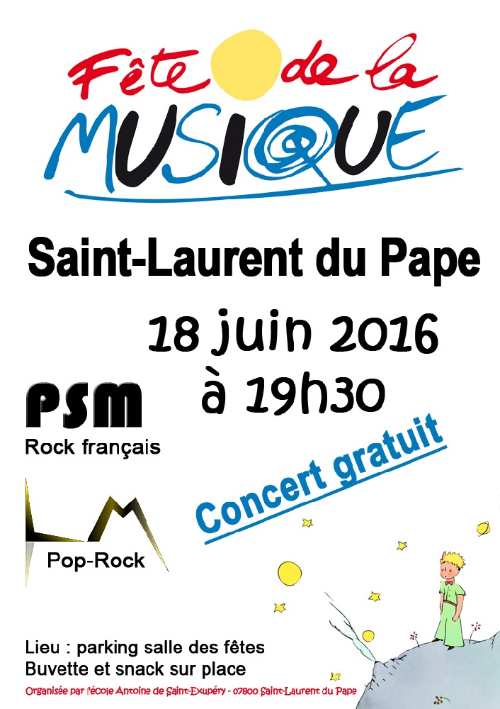 Photo concert Fête de la musique Saint-Laurent-du-Pape LM