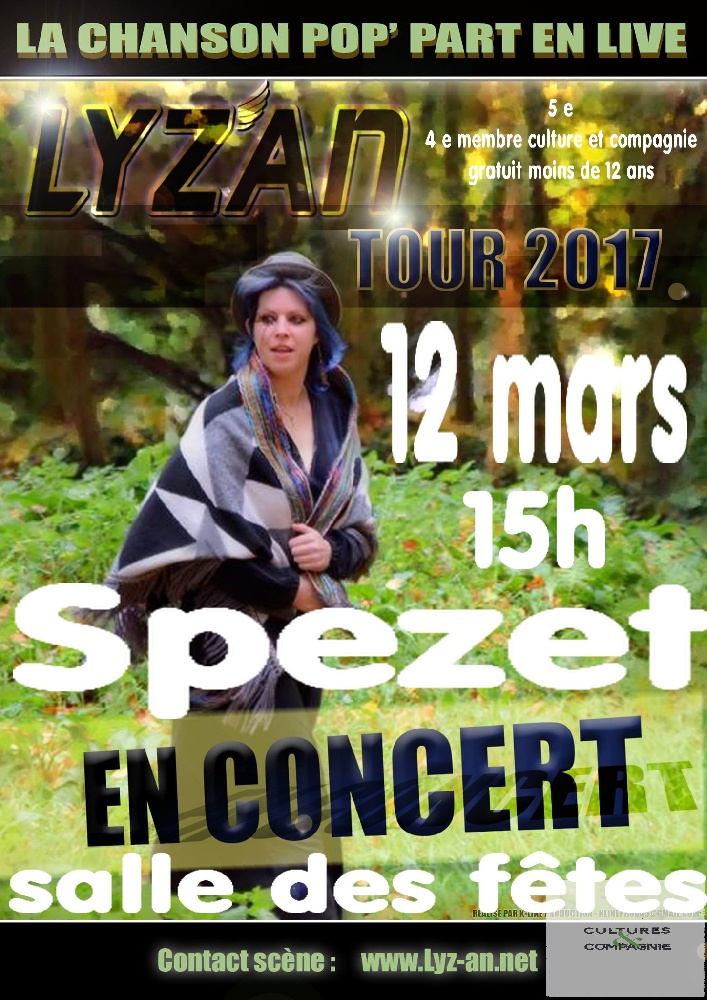 Photo concert salle des fêtes Spézet Lyz'an