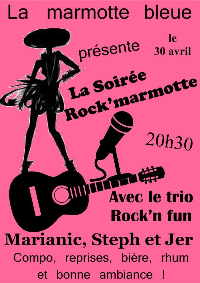 Photo concert Trio improvisé à la Marmotte Bleue Saint-Pancrasse Marianic