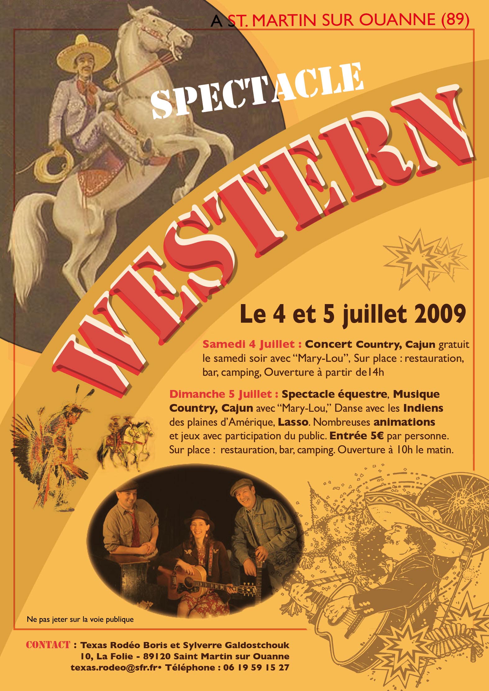 Photo concert Grande Fête Western  Saint-Martin-sur-Ouanne  Mary-Lou
