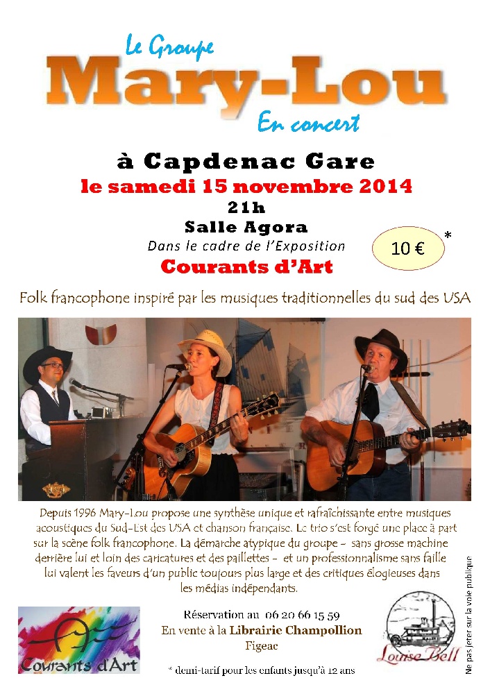 Photo concert Salle Agora Capdenac-Gare Mary-Lou