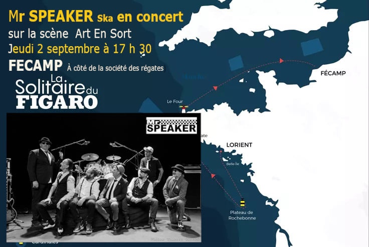 Photo concert Solitaire du Figaro Mr Speaker Ska en concert Fécamp Mr Speaker