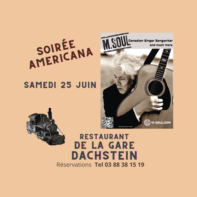 Photo concert Soirée Americana au Restaurant de la Gare Dachstein Dachstein M.Soul