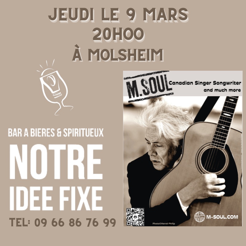 Photo concert Concert Solo à Notre Idée Fixe à Molsheim Molsheim M.Soul