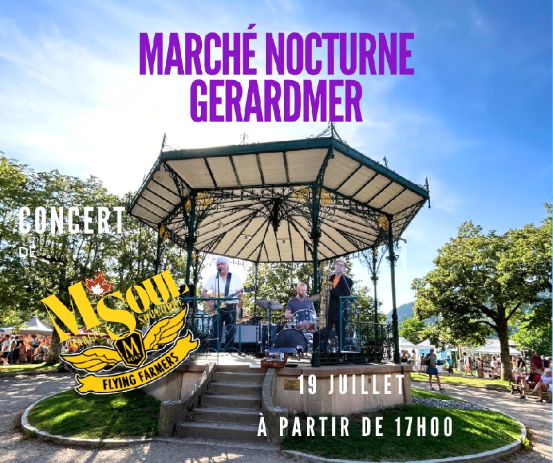 Photo concert Marché Nocturne Gérardmer Gérardmer M.Soul