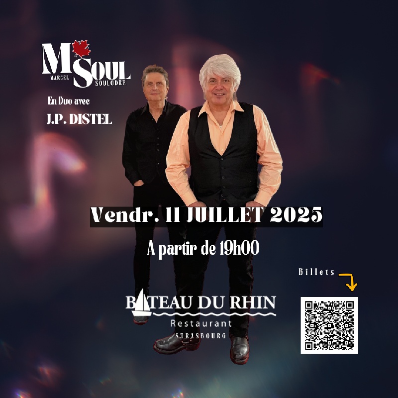 Photo concert Bateau du Rhin Strasbourg M.Soul