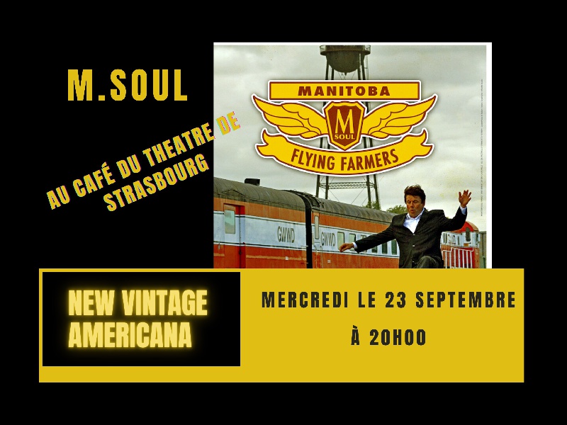Photo concert New Vintage Americana by M.SOUL Strasbourg M.Soul
