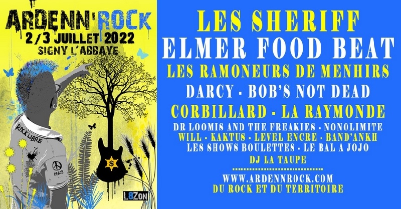 Photo concert Ardenn Rock festival Signy-l'Abbaye Nonolimite & Les Psycho Potes