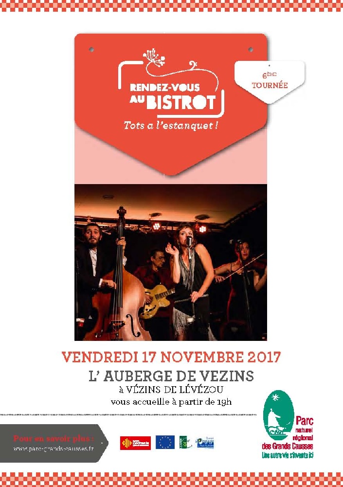 Photo concert L'Auberge - Rdv au bistrot du PNR des Grands Causses Vézins-de-Lévézou Projet Newton