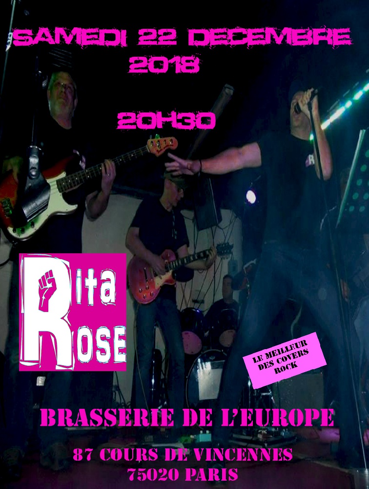 Photo concert BAR L EUROPE Paris Rita Rose