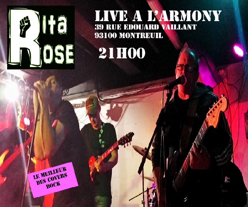 Photo concert ARMONY LIVE Montreuil Rita Rose
