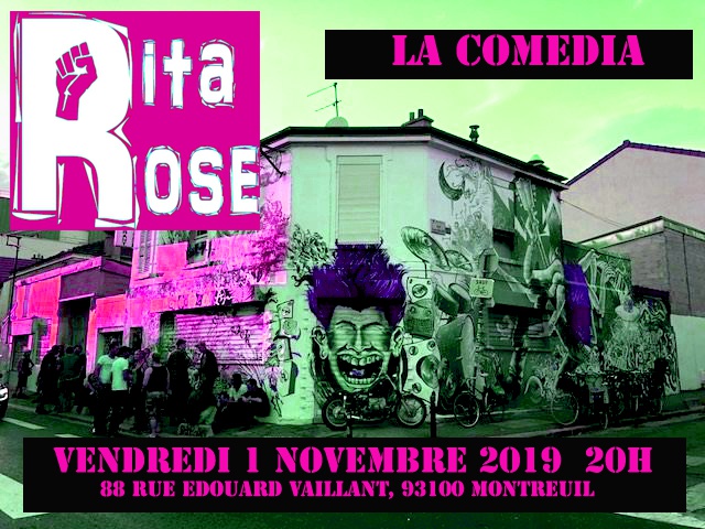 Photo concert LA COMEDIA MONTREUIL Montreuil Rita Rose