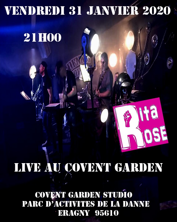 Photo concert LIVE AU COVENT GARDEN ERAGNY STUDIO Éragny Rita Rose