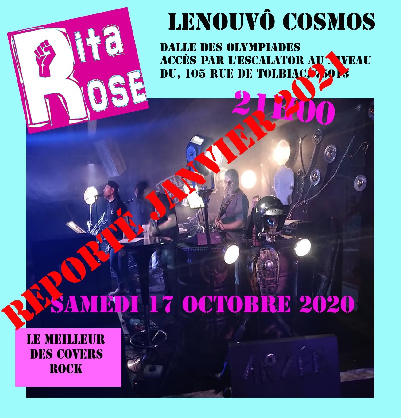 Photo concert RITA ROSE AU NOUVO COSMOS Paris Rita Rose
