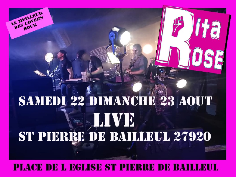 Photo concert live st pierre de bailleul Saint-Pierre-de-Bailleul Rita Rose