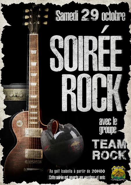 Photo concert Soirée Rock pour le DreamVallée Chapter au Golf Isabella Plaisir TeamRock