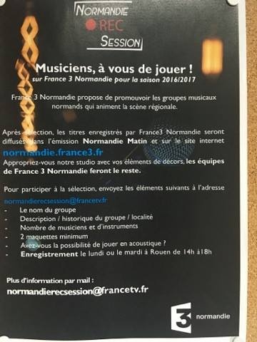 Photo concert EMISSION NORMANDIE REC SESSION FRANCE 3 Rouen The Gipsy Band