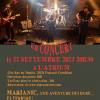 Marianic : Flyer concert 22 septembre
